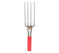 MAGICLULU Râteau de Plage Acier Inoxydable Petit Râteau Manuel Léger pour Creuser Palourdes Coquillages et Fruits de Mer en Bord de Mer avec Poignée Ergonomique