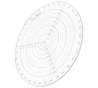 MAGICLULU Règle de Centrage pour Dessiner des Cercles sur Bois, Grand Gabarit Circulaire Compas et Goupille en Acier, Outil de Dessin pour Artisans et Amateurs de Bricolage