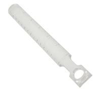 MAGICLULU Règle Droite Multifonctionnelle 30 Cm en Plastique Rigide Loupe Grossissante 2x, Outil de Mesure Précis Échelle Centimétrique Claire, pour Dessin Technique, Gravure et Pliage