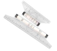 MAGICLULU Règle Roulante de Mesure en Plastique 2pcs Légère et Facile à Dessiner, Outil Portable pour Dessin Technique et Conception Géométrique