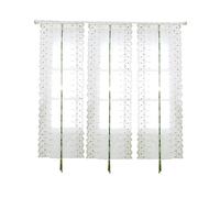 MAGICLULU Rideaux Transparents Rideaux de fenêtre Rideaux Fleuris fenêtre Tulle Voilage de fenêtre Rideaux voilages Fleurs moustiquaire de fenêtre Ascenseur Rideau