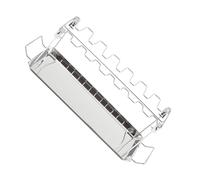MAGICLULU Rôtir Pour Poulet Acier Inoxydable Avec Bac Égouttage Emplacements Pour Cuisses Et Ailes De Poulet Support Pour Barbecue