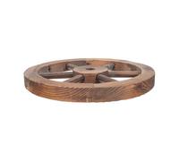 MAGICLULU Roue de Chariot en Bois Vintage Rustique 35cm Décoration Murale Suspendue Facile à Installer Présent de Pendaison de Crémaillère Plusieurs styles