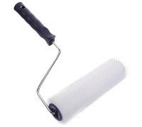 MAGICLULU Rouleau à Pointes 9 Pouces en Plastique Pe pour Chape Autonivelante, Dispositif Antimousse pour Revêtement de Sol, Outil Professionnel de Débullage pour Enduit et Ragréage