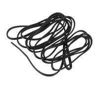 MAGICLULU Rouleau de Jonc Cannelé Noir Maintien de Moustiquaire Fixation Serrée en Caoutchouc Thermoplastique Forme Ronde et Pratique pour Fenêtres et Portes