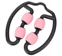 MAGICLULU Rouleau de Massage Musculaire Relaxant en Rose Sakura, Bâton de Fitness Multi-usage pour Yoga et Soulagement des Douleurs, Outil de Massage pour Fascias et Muscles, Accessoire