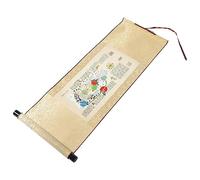 MAGICLULU Rouleau Mural Chinois Schéma Corporel en Soie 80x30 Cm Parchemin Suspendu Traditionnel Décoration Intérieure Salon Bureau Style Chinois