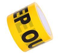 MAGICLULU Ruban Avertissement Jaune Non Adhésif Ruban de Sécurité Keep Out pour Crime et Chantiers Pratique et