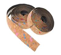 MAGICLULU Ruban de Guidon Antidérapant pour Vélo de Route 1 Paire, Bande Enroulée en PU et EVA Motif Bois, Absorbant la Transpiration, Protection Poignée Vélo de Montagne, Accessoire