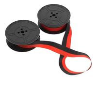MAGICLULU Ruban en Nylon Bicolore Rouge et Noir pour Machine à Écrire Vintage, Double Bobine Compatible Modèles Classiques, Ruban Encreur Professionnel pour Bureau, Impression Nette