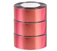 MAGICLULU Ruban Réfléchissant pour Jardin Anti-Pigeon en Pet Rouge, 3 Rouleaux de 2,4cm X 80m, Bande Effaroucheuse d'oiseaux pour Jardins et Parkings