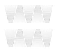 MAGICLULU Sachet D'emballage pour Fleurs 100 Pcs Papier Présent Fleuri Décoratif pour Bouquets, Motifs Imprimés Rayés Aléatoires, Saint-valentin, Décoration D’emballage Style