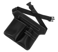MAGICLULU Sacoche en Cuir Noir pour Coiffeur Pochette de Rangement Pratique Grosse Capacité et Espace Ample pour Outils pour Usage Quotidien