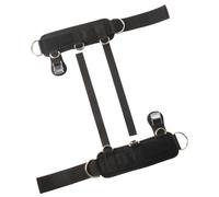 MAGICLULU Sangle de Cheville Sport Réglable Double Boucle Maille Respirante, Bande Élastique Individuelle pour Entraînement Jambes la Machine à Câbles, Accessoire Fitness pour Musculation