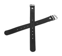 MAGICLULU Sangles de Panier de Vélo Garçon et Filles en Cuir Noir 1 Paire Réglable Trous Accessoires Panier de Guidon Vélo pour Fixation Stable Usage Multifonctionnel