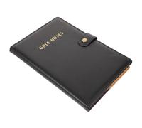 MAGICLULU Score de Carte de Golf, Porte-Cartes de Score de Golf, Cuir PU Noir, 100 Pages, Étui Imperméable, pour Tournois et Jeu Loisir, Golfeurs, Boîte Présent