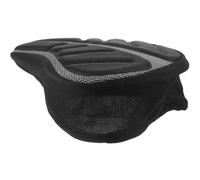 MAGICLULU Selle de Vélo en Silicone Souple Noire, Coussin de Selle VTT Élastique Respirant, Rembourrage Confortable pour Siège Vélo Longue Distance, Accessoire Professionnel pour Cyclisme