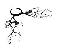 MAGICLULU Serrage-Tête Branche Bois de Cerf Noir Accessoire Photo de Noël Léger Décoration Cheveux Exagérée pour Fête et Cosplay Couvre-Chef Original pour Garçon et Filles et Adultes