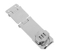 MAGICLULU Serrure à Code Mécanique 4 Pouces pour Tiroir et Armoire, Loquet Antivol Solide en Acier Inoxydable, Double Charnière 90° pour Meuble, Cadenas à Combinaison Sécurisé pour Bureau