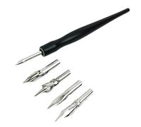 MAGICLULU Set de Stylos de Dessin Décoratifs avec Pointes Variées Outil de Peinture Multifonctionnel pour Artistes et Amateurs Complet Anti-fuite et Résistant Décoloration