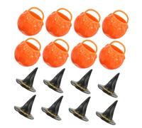 MAGICLULU Set Mini et Chapeau de Décoration Halloween et Adorable Accessoires DIY pour Fête et Maison de Poupée