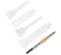 MAGICLULU Set Moule Silicone Stylo Plume Époxy avec Plume Laiton Kit DIY Fabrication Stylo Calligraphie Ornements Création Facile Entretien