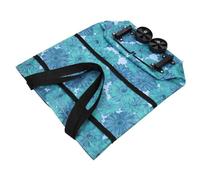MAGICLULU Shopping à roulettes Pliable de Caddie Chariot d'épicerie à roulettes réutilisable à Main d'épicerie portatif Pochette en Tissu Oxford Plastique Blue