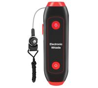 MAGICLULU Sifflet électronique Multifonctionnel pour arbitres avec Lampe Torche LED et Voyant SOS, Volume élevé, Cordon Rouge, pour sécurité en Camping, randonnée, Navigation de Plaisance