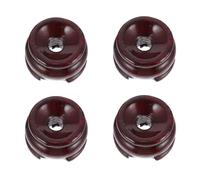 MAGICLULU Socle Bois Rond 1.42 Pouces Support Polyvalent Pour Boule De Cristal Décoration Intérieure Et Extérieure Ensemble De 4 Bases Naturelles Pour Sculpture Et Présentoir