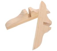 MAGICLULU Socles de Support pour Cloison de Séparation, 2 Pièces en Bois Naturel, Base Renforcée pour Séparateurs Debout, pour Espace de Vie et Bureau