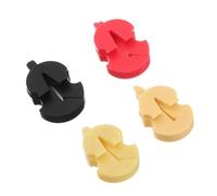 MAGICLULU Sourdine de Violon en Caoutchouc 4 Pièces Facile à Utiliser Enlever, Silencieux Spécial pour Pratique sur Chevalet de Violon, Débutants