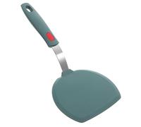 MAGICLULU Spatule De Cuisson En Silicone Alimentaire Flexible Résistante à La Chaleur, Fine Et Large, Spatule à Crêpes Et Poisson Cuisine, Ustensile Antiadhésif Polyvalent Vert Foncé