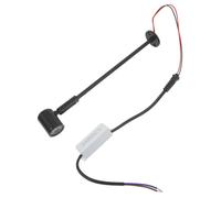 MAGICLULU Spot LED Mini 3w 215 Mm Noir pour Vitrine de Bijoux, Éclairage D'exposition à Lumière Chaude 3000k, Projecteur D'affichage sur Pied Réglable, pour Salon Professionnel et