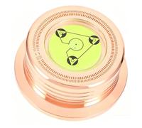 MAGICLULU Stabilisateur Or Alliage Disque en D’Aluminium Vinyle | Platine et Disque, Stabilisation Anti-vibration, Aide à Garder la Fréquence Stable, Améliore le Son