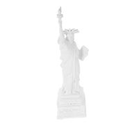 MAGICLULU Statue Ornement Décoratif pour Bureau Et Maison Figurine Souvenir Voyage Petite Blanc