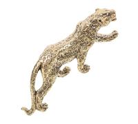 MAGICLULU Statuette Léopard Rétro en Laiton pour Homme Décoration Exquise pour La Maison Ou Le Bureau