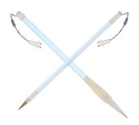 MAGICLULU Stylo de Calligraphie Chinoise, Pinceau Souple à Long Manche | Fibre Plastique, Absorption D’encre et Entretien Facile, pour Papier et Papier de Riz, Cours D’art
