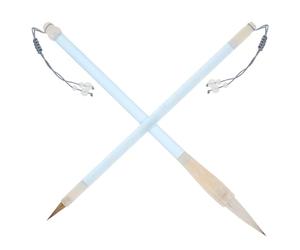 MAGICLULU Stylo de Calligraphie Chinoise, Pinceau Souple à Long Manche | Fibre Plastique, Absorption D’encre et Entretien Facile, pour Papier et Papier de Riz, Cours D’art