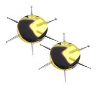 MAGICLULU Stylo de Nail Art à Pointiller 2Pcs en Acrylique et Métal, Léger et Rond, Outil de Manucure Précis pour DIY et Travaux Artisanaux