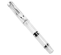 MAGICLULU Stylo-plume à Piston Pointe Pinceau Flexible Stylo Peinture Rechargeable en Plastique Robuste pour Calligraphie Dessin et Scrapbooking Stylo Calligraphie Plume Polyvalent