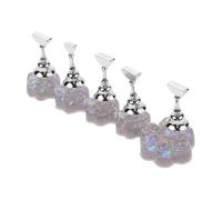 MAGICLULU Support à Ongles Pratique en Alliage et Plastique Surface Plate, Résistant la Déformation, Scène Nail Art Professionnelle