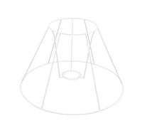 MAGICLULU Support D'abat-jour en Fer Blanc pour Lampe Diy, Design Modulaire Élégant Compatible Montage Électrique, Dimensions 30x30x18cm, pour Éclairage Artisanal