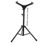 MAGICLULU Support de Caisse Claire Alliage Noir Multi-angles avec Mat Antidérapant Trépied Stable pour Batterie et Tambour Exercice