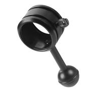 MAGICLULU Support de Lampe de Plongée à Rotule Pince Robuste en Alliage D'aluminium Noir et Fixation Facile pour Éclairage sous-Marin et Photographie Subaquatique