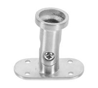 MAGICLULU Support de Main Courante pour Escalier en Acier Inoxydable Argenté, Accessoire Polyvalent et Design Moderne pour Rampe Intérieure