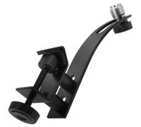 MAGICLULU Support de Microphone pour Batterie Antichoc en Alliage Résistant à L'usure Clip Micro Noir pour Industrie Musicale