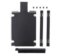 MAGICLULU Support de Montage SSD Interne 7mm en Métal pour Disque Dur | Kit Complet Cage, Couvercle et Bande, Noir, Compatible avec Ordinateur Portable Série X200 X300