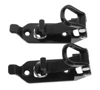 MAGICLULU Support de Pelle Métallique Noir Lot de 2, Pince de Fixation Robuste pour Galerie de Toit, Porte-pelles pour Voiture et Camion, Installation Murale et Véhicule Utilitaire,