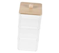 MAGICLULU Support de Pot de Salle de Bain Étui de Rangement pour Boules de Coton Support de Cotons-tiges Boîte de Rangement pour Cotons-tiges Boîte de Maquillage