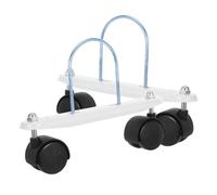 MAGICLULU Support de Radiateur à roulettes Pivotantes Base Robuste U pour Chauffage à Huile Mobilité Facile et Stabilité Renforcée